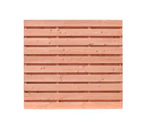 Douglas geschaafd plankenscherm 19-planks 16 mm, 194 x 180 x 4,8 cm, onbehandeld