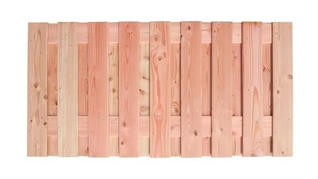 Douglas geschaafd plankenscherm 19-planks 16 mm, 180 x 90 cm, onbehandeld