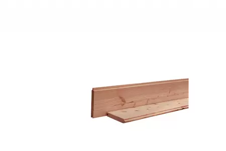 Douglas geschaafd blokhutprofiel 2,8 x 19,5 x 300 cm, groen geïmpregneerd. - afbeelding 1