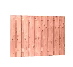 Douglas geschaafd plankenscherm 19-planks 16 mm, 180 x 130 cm, onbehandeld.