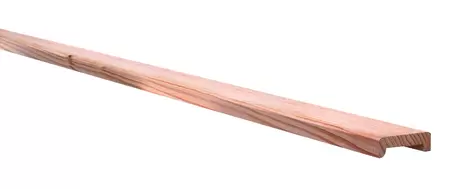 Douglas geschaafde afdeklat met sponning (6 x 1,2 cm) 2,8 x 8,5 x 180 cm, groen geïmpregneerd. - afbeelding 1
