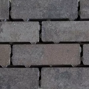 Eco bricks waterpasserend 7x21x8 maeslant bruin/zwart