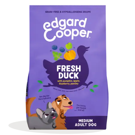 Edgard&Cooper hond adult brok eend M 2,5kg