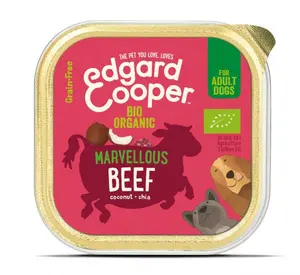 Edgard&Cooper hond adult kuipje bio rund 100gr