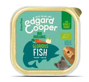 Edgard&Cooper hond adult kuipje bio vis 100gr