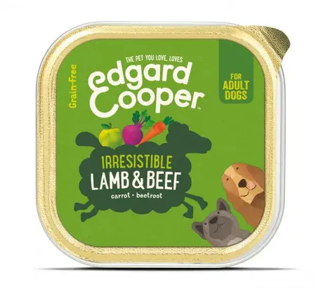 Edgard&Cooper hond adult kuipje lam 150gr