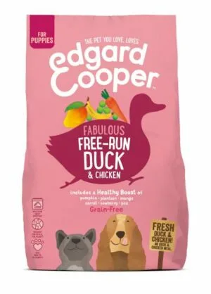 Edgard&Cooper hond puppy brok eend 2,5kg