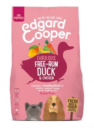 Edgard&Cooper hond puppy brok eend 2,5kg