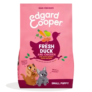 Edgard&Cooper hond puppy brok eend&kip S 3kg