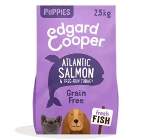 Edgard&Cooper hond puppy brok graanvrij zalm&kalkoen 2,5kg