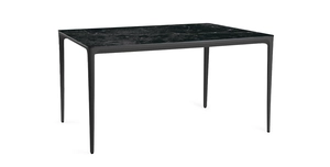 Elegante Dining Table Charcoal Trespa Marble 160x90