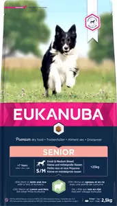 Eukanuba Senior Kleine/Middelgrote rassen Lam & Rijst (2.5kg)