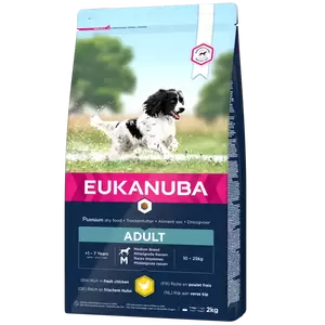 Eukanuba Volwassen Middelgrote rassen Verse kip (3kg)