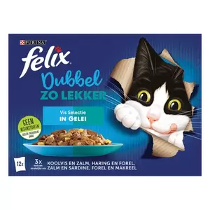 Felix Dubbel vis gel 12p 85g