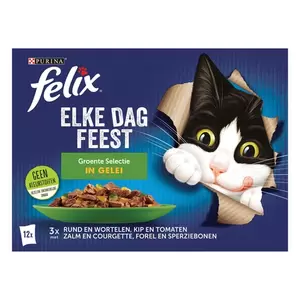 Felix Elke Dag Feest Groente Selectie in Gelei 12 x 85 gr