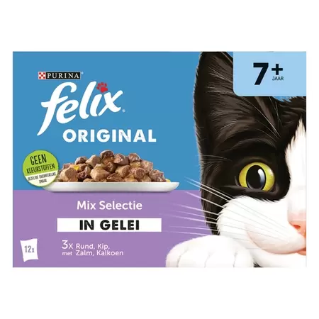 Felix Original Mix Selectie in Gelei 7+ Jaar 12 x 85 gr