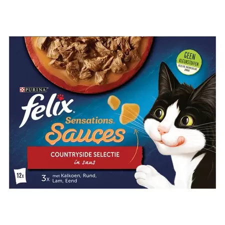 Felix Sensations Sauces Countryside Selectie in Saus 12 x 85 gr