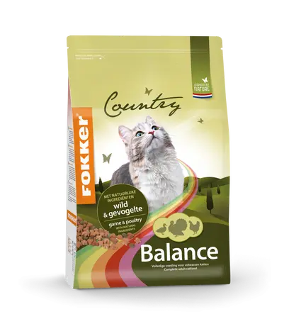 Fokker Country Balance Kat Wild en Gevogelte (2.5kg)