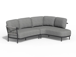 Fresca Lounge Set Organic Left Charcoal - afbeelding 2