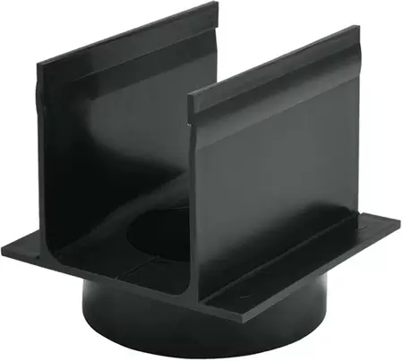 Garden Drain verbindingsstuk met onderuitlaat ø75mm