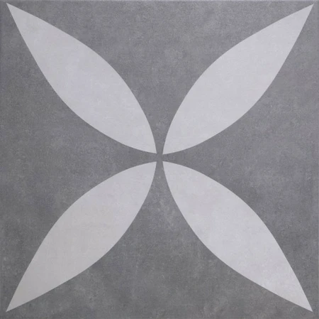 GeoCeramica® 60x60x4 Ambiente  Antra Flower