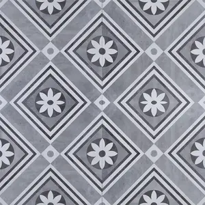 GeoCeramica® 60x60x4 Concreet Flower dec