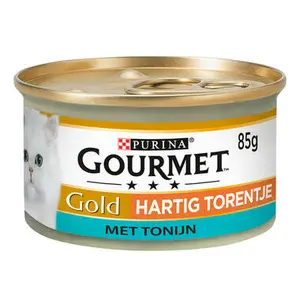Gourmet Gold Hartig Torentje met Tonijn 85gr