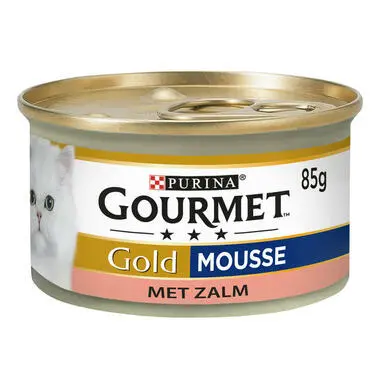 Gourmet Gold Mousse met Zalm 85gr
