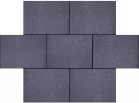 Granulati 20x30x6 nero basalto zwart