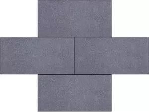 Granulati 30x60x6 grigio scuro donkergrijs