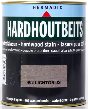 Hardhoutbeits 462 Licht Grijs 750ML