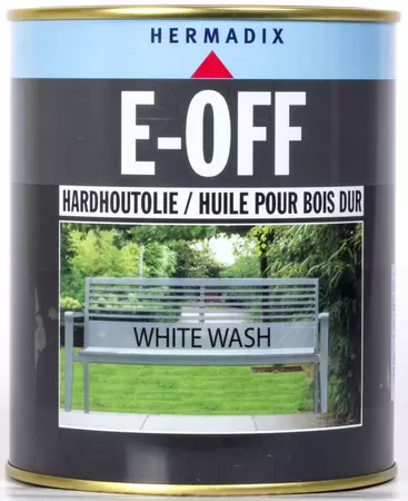 Hardhoutolie E-Off White wash 750ML