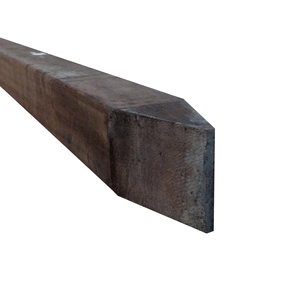 AV Hardhouten paal geschaafd, gepunt 8,8 x 8,8 x 300 cm