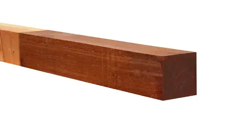 AV en douglas geschaafde paal, gedroogd en gevingerlast, 14,3 x 14,3 x 360 cm