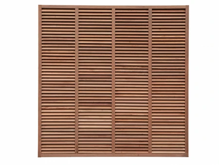 Hardhouten geschaafd tuinscherm Louvre, 180 x 180 cm.