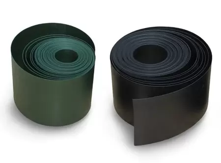 Hillfence privacystroken op rol, 19 cm breed en 50 m1 lang, zwart. - afbeelding 1