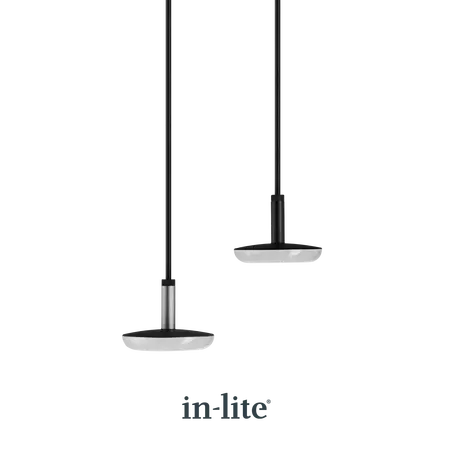 In-lite Sway Pendant 12V Black hanglamp