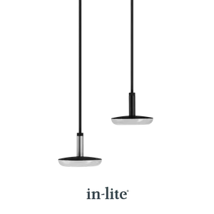 In-lite Sway Pendant 12V Black hanglamp