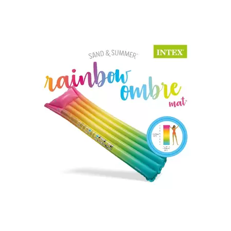 Intex Rainbow Luchtbed 183x69cm - afbeelding 2