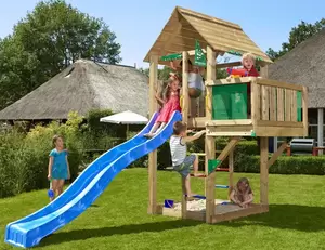 Jungle Gym Cabin Balcony houten speeltoestel - OP=OP! - afbeelding 1