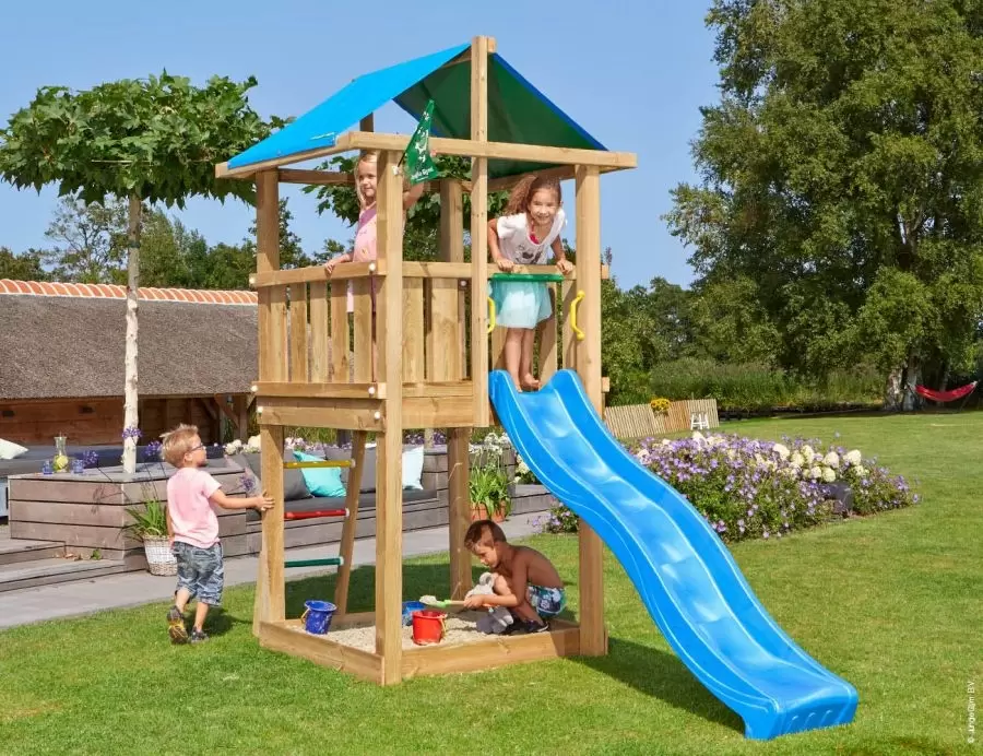 Jungle Gym Hut houten speeltoestel OP=OP! - de Wilskracht