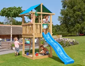 Jungle Gym Hut houten speeltoestel - OP=OP! - afbeelding 1