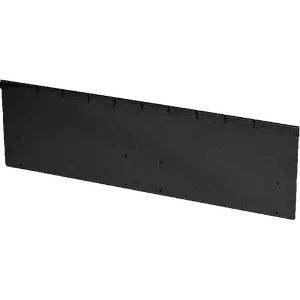 Zwarte kantopsluiting Flex 300x27,7x0,2cm