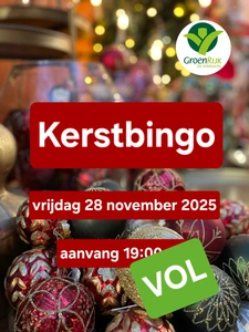 Kerst bingoavond is helaas uitverkocht