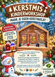 Kerstmis kinderworkshop 15:30 uur