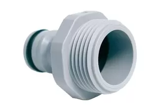 kraannippel 3/4 met uitwendige draad (pvc) op kaart"
