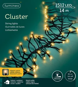 LUMINEO TREE LIGHTS Led cluster l1350cm-1512l classic warm