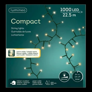 LUMINEO TREE LIGHTS Led compact l23m-1000l groen/warm white/classic warm