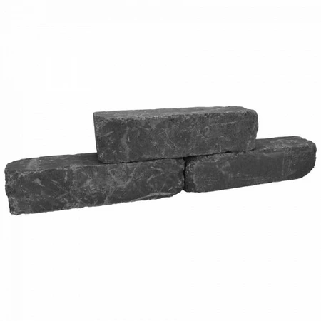 Linia Excellence palissade getrommeld Grijs/zwart 15x60x15cm - afbeelding 2