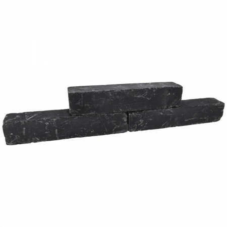 Linia Excellence palissade getrommeld Nero 12x60x12cm - afbeelding 2